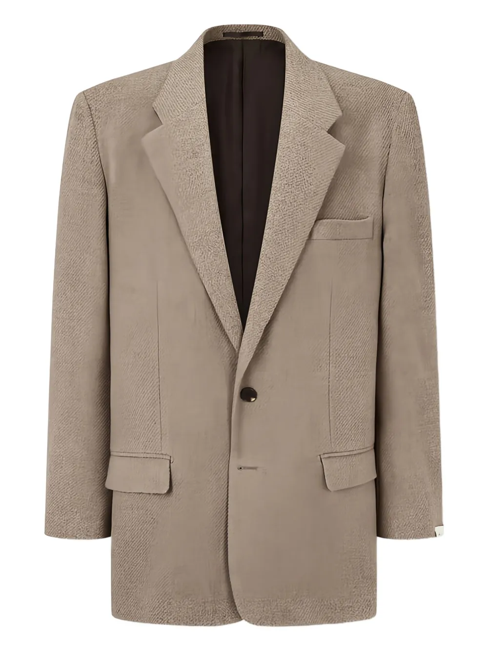 Man On The Boon. single-breasted blazer | Neutrals | Image 1