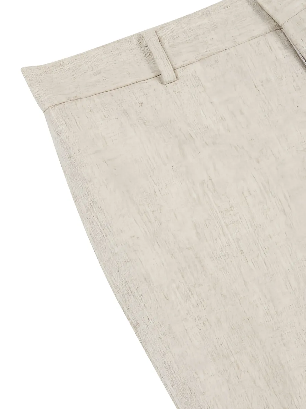 Man On The Boon. Flannel Wool Trousers In Neutral