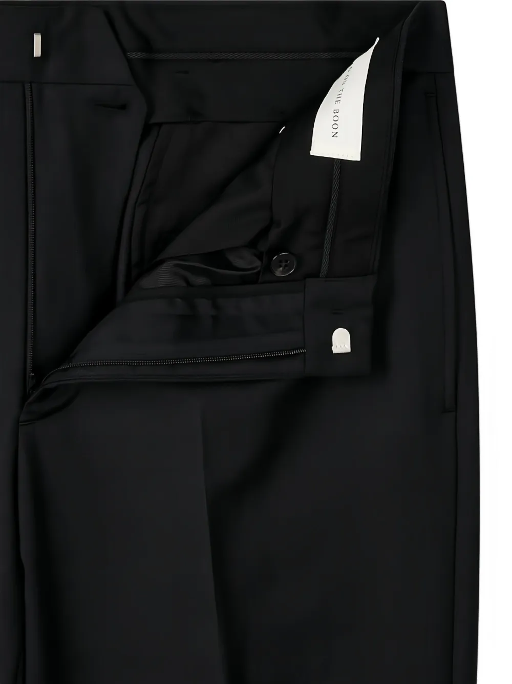 Man On The Boon. Four Seasons wollen pantalon Zwart
