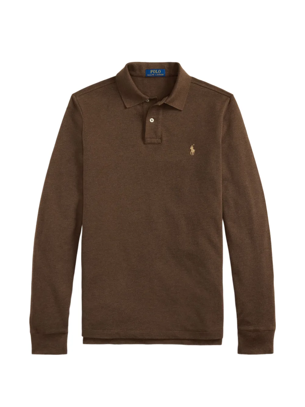 Polo Ralph Lauren long-sleeve polo short - Marrone