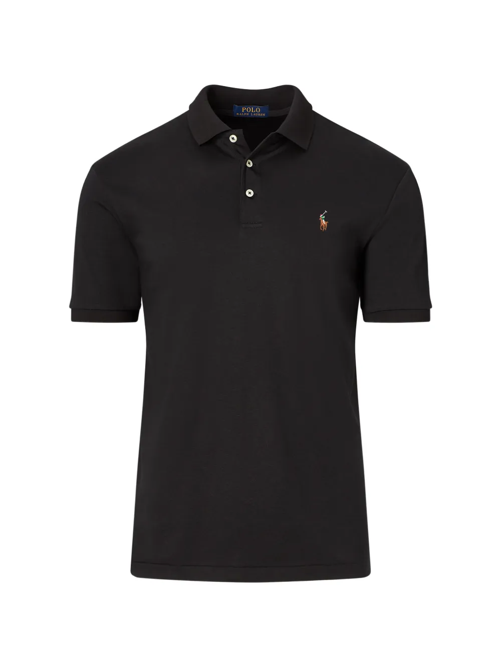 Polo Ralph Lauren button short-sleeve polo shirt - Nero