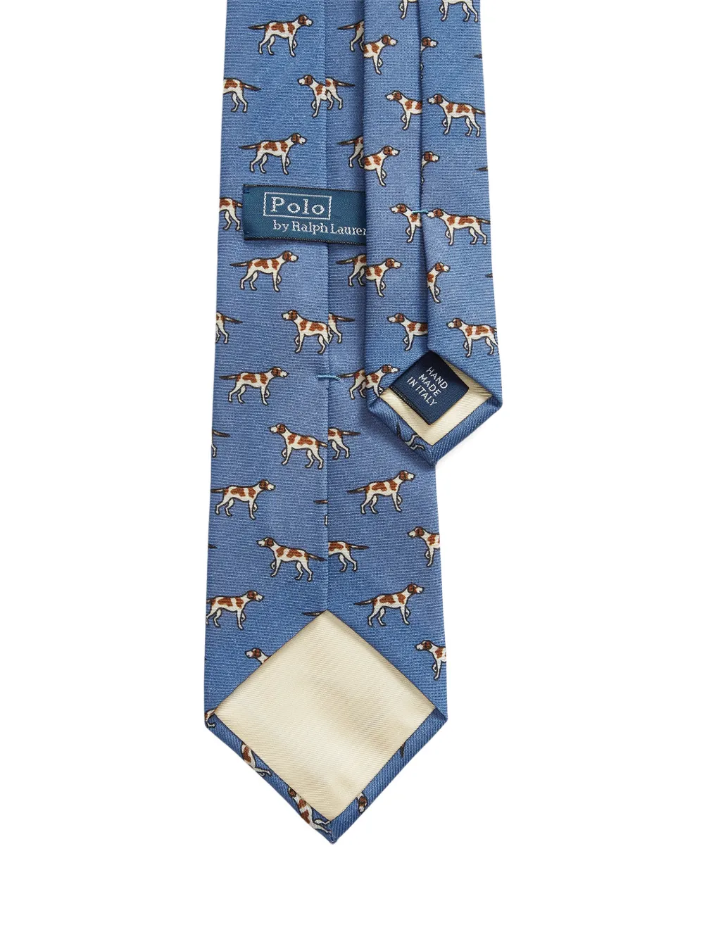  Polo Ralph Lauren Dog Pattern Tie - Blue 