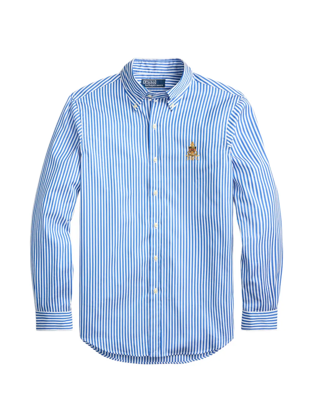 Polo Ralph Lauren striped embroidered shirt - Blu