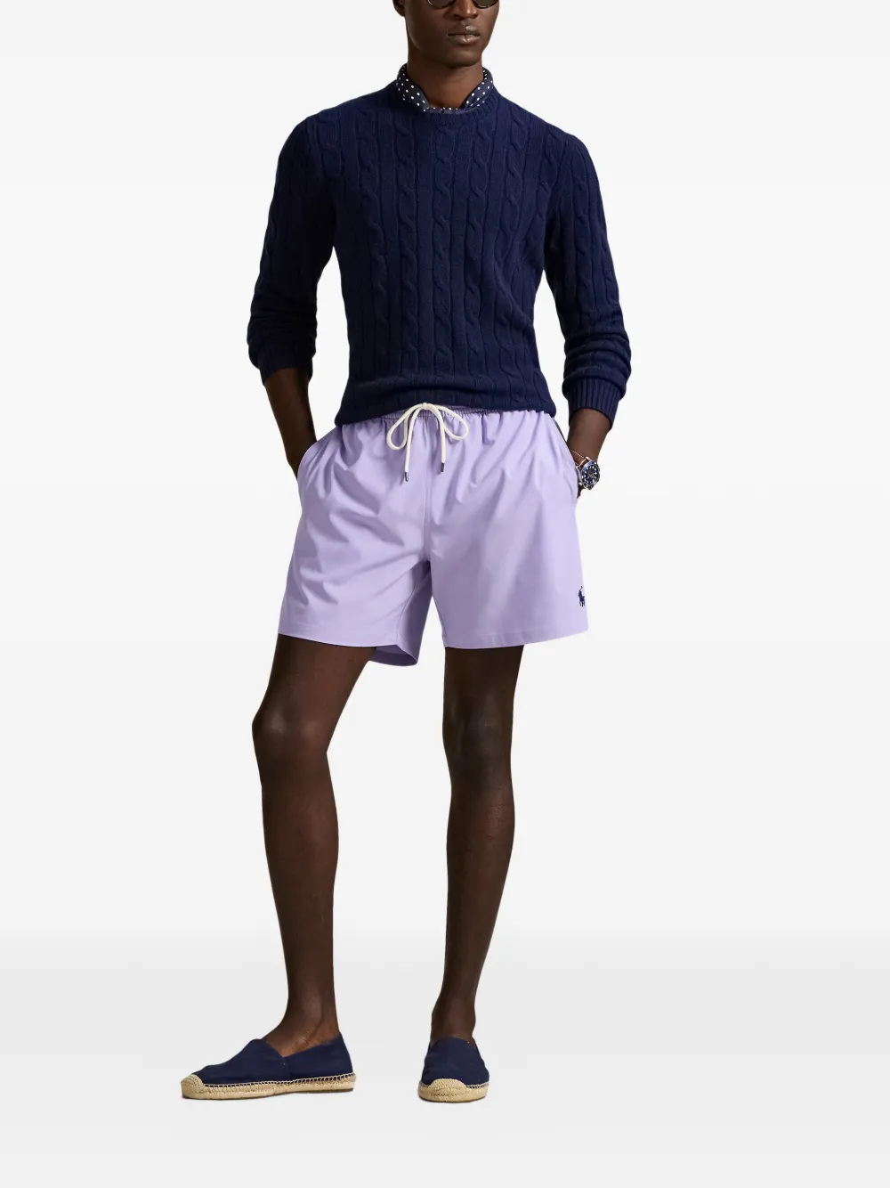 Polo Ralph Lauren Strandkleding met trekkoord Paars