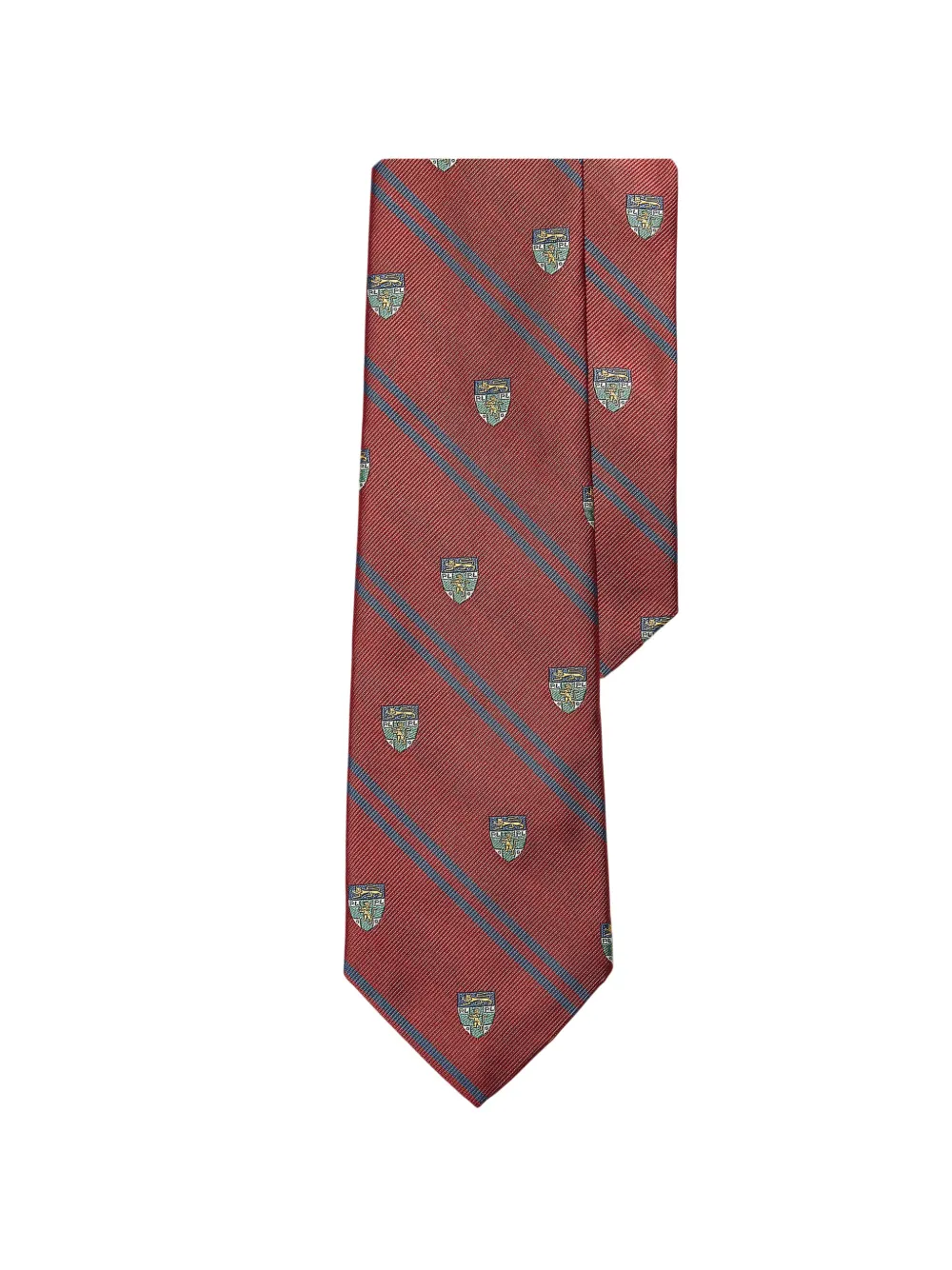 Polo Ralph Lauren Repp Club striped silk tie - Rosso