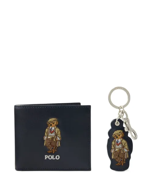 Polo Ralph Lauren Polo Bear wallet & key fob gift set