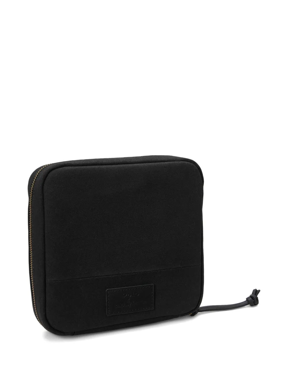 Polo Ralph Lauren zip cotton clutch bag - Zwart