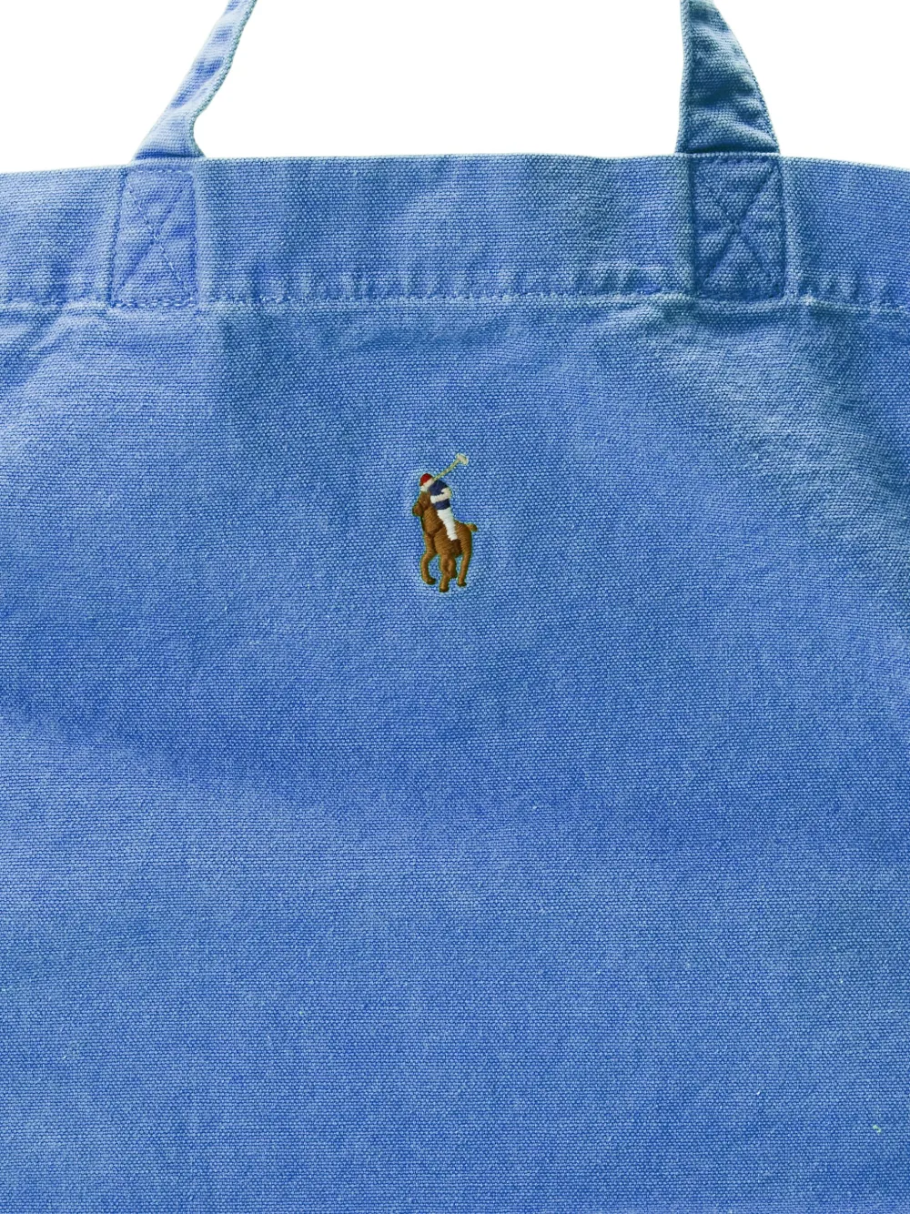 Polo Ralph Lauren Polo Pony canvas tote bag Blauw