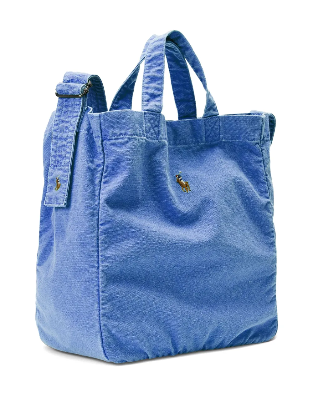Polo Ralph Lauren Polo Pony canvas tote bag Blauw