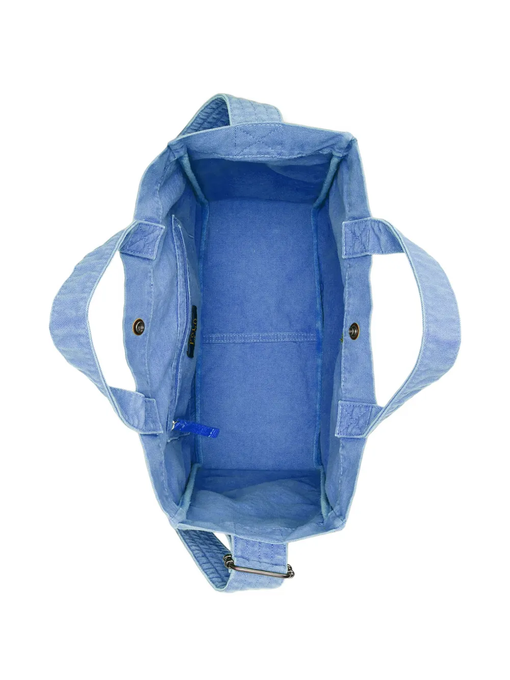 Polo Ralph Lauren Polo Pony canvas tote bag Blauw