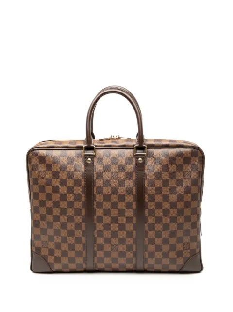 Louis Vuitton Pre-Owned 2014 Damier Ebene Porte Documents Voyage PM business bag