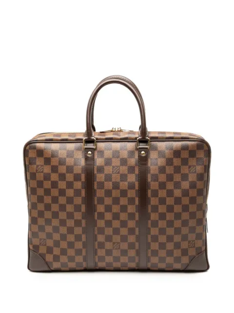 Louis Vuitton Pre-Owned 2014 Damier Ebene Porte Documents Voyage PM business bag