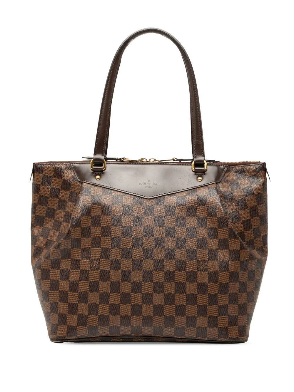Louis Vuitton Pre-Owned 2011 ダミエ エベヌ ウエストミンスター GM ショルダーバッグ - ブラウン Louis Vuitton Pre-Owned 2011 ダミエ エベヌ ウエストミンスター GM ショルダーバッグ - ブラウン