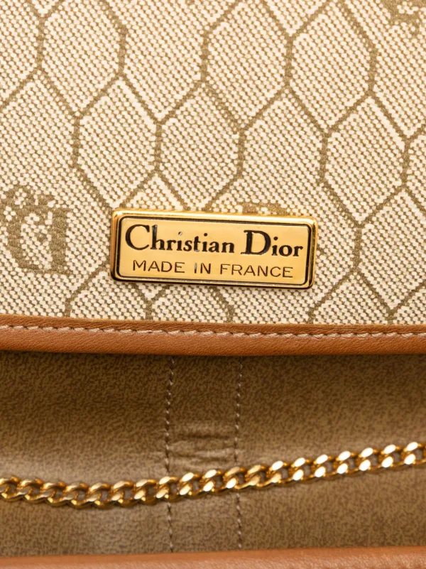 Christian Dior Pre-Owned 20th Century Honeycomb Coated Canvas