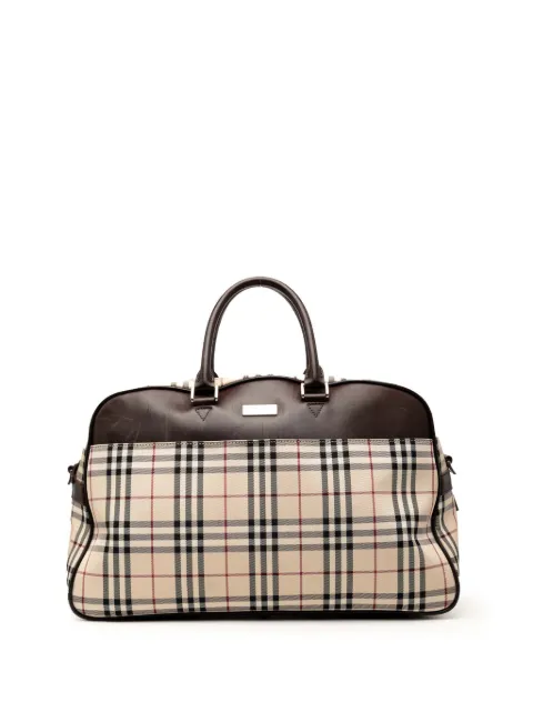 Burberry Pre-Owned 2000-2017 House Check Canvas travel bag