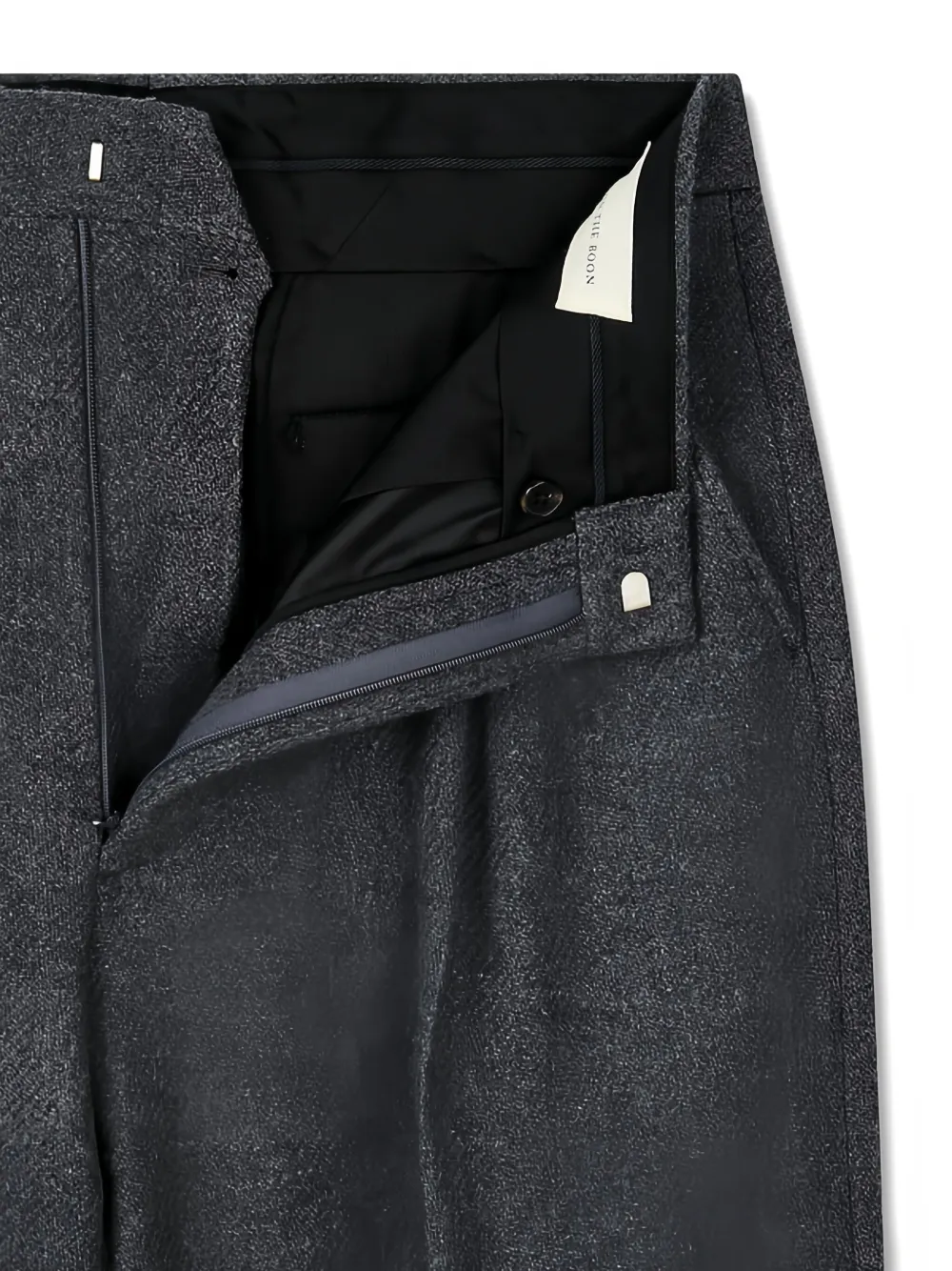 Man On The Boon. Pleated Trousers In Gray