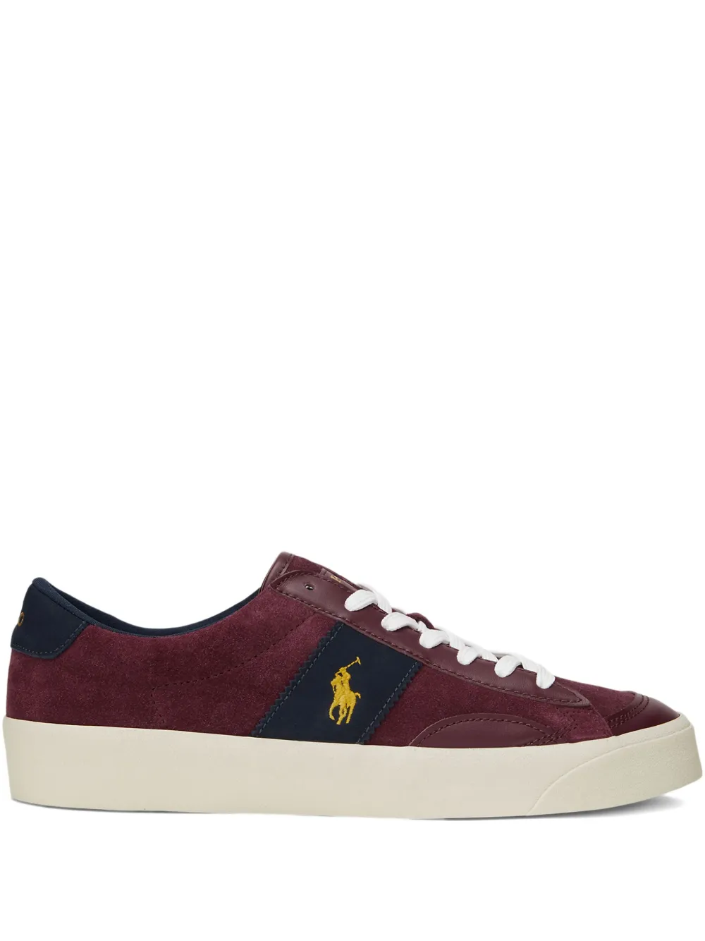 Polo Ralph Lauren Sayer leather sneakers Rood