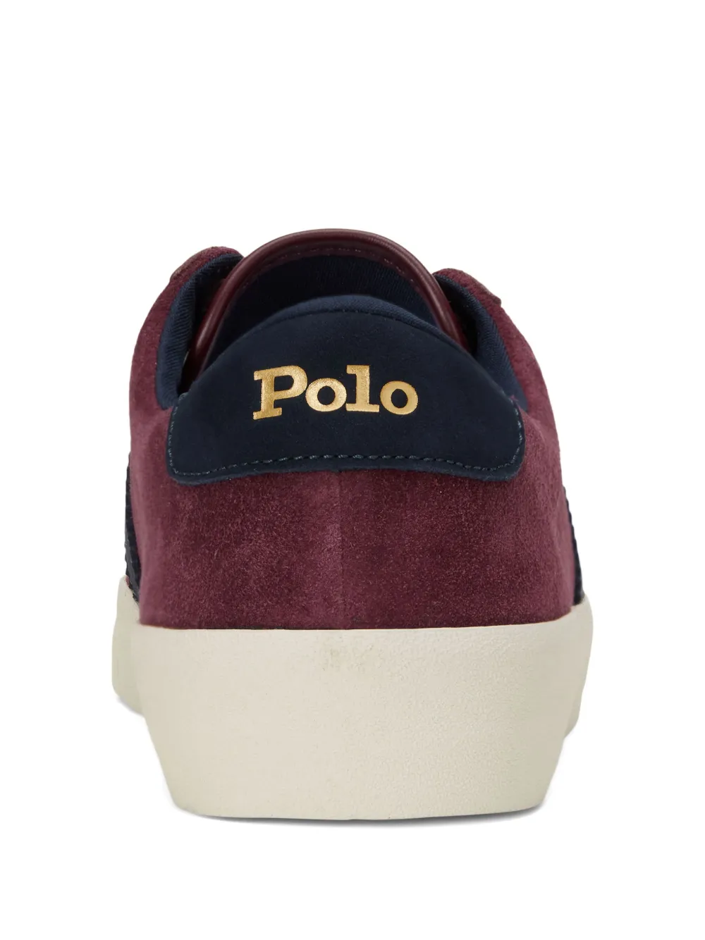 Polo Ralph Lauren Sayer leather sneakers Rood