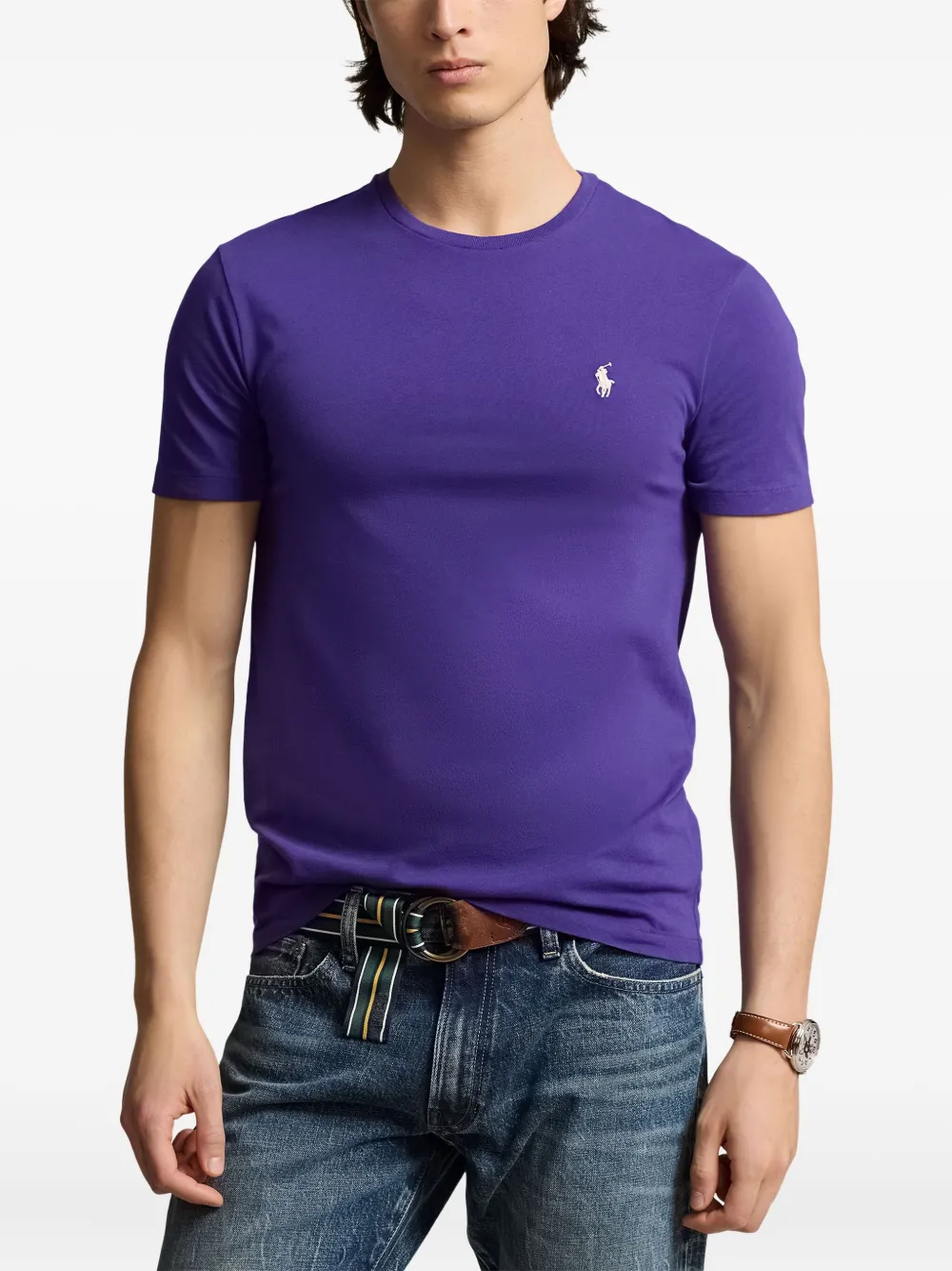 Polo Ralph Lauren cotton T-shirt Paars