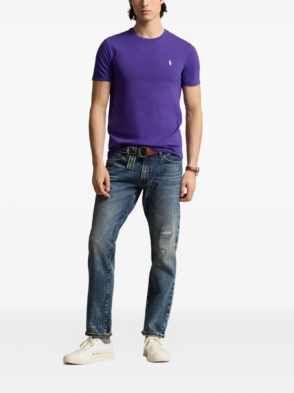 Polo Ralph Lauren cotton T-shirt Paars