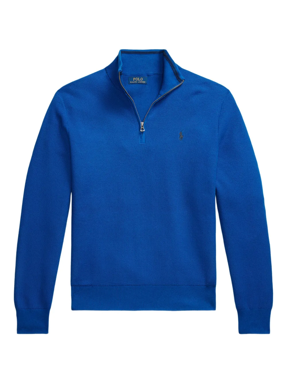 Polo Ralph Lauren quarter-zip cotton sweater - ブルー Polo Ralph Lauren quarter-zip cotton sweater - ブルー