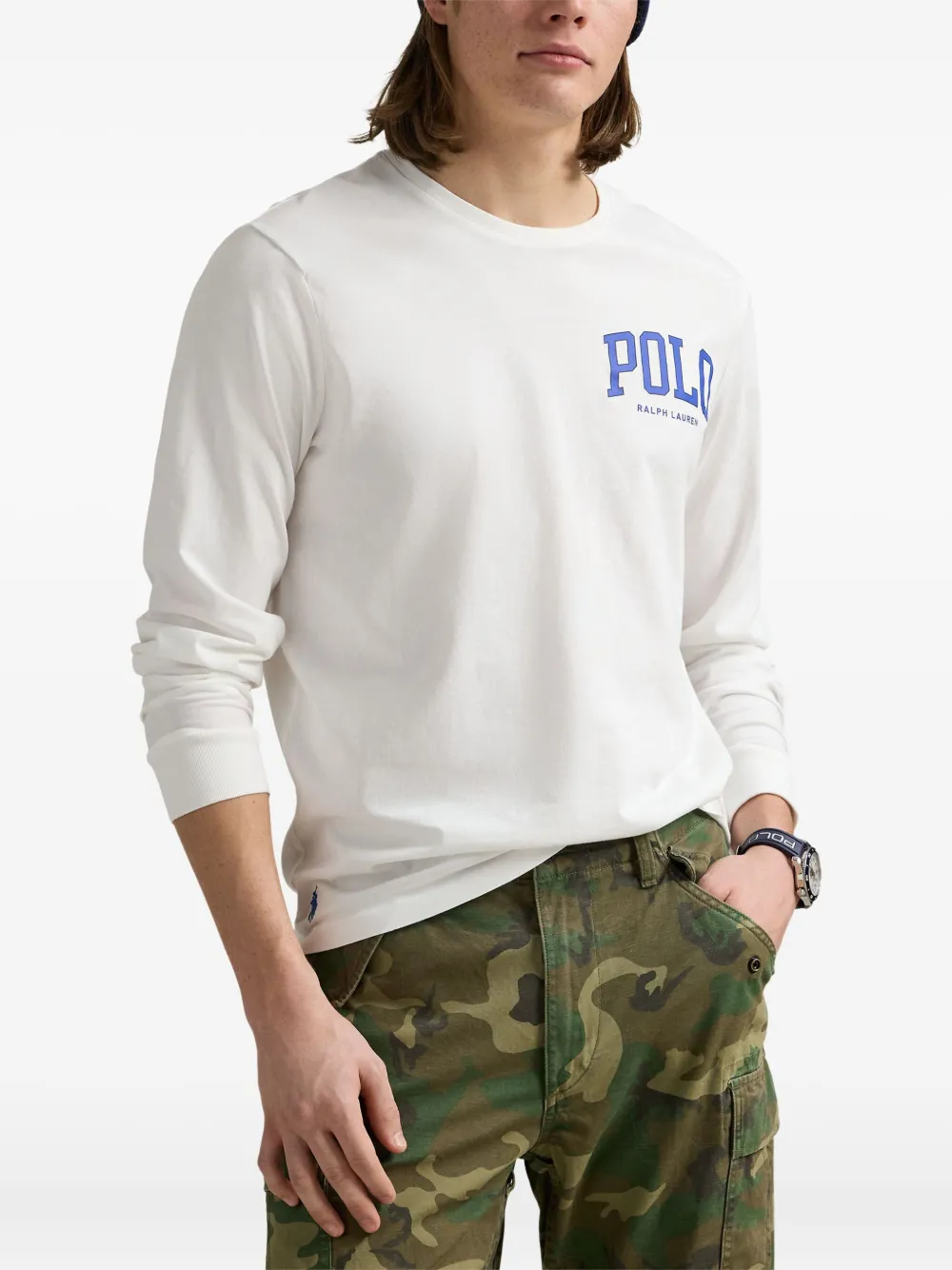 Polo Ralph Lauren long-sleeve T-shirt Wit