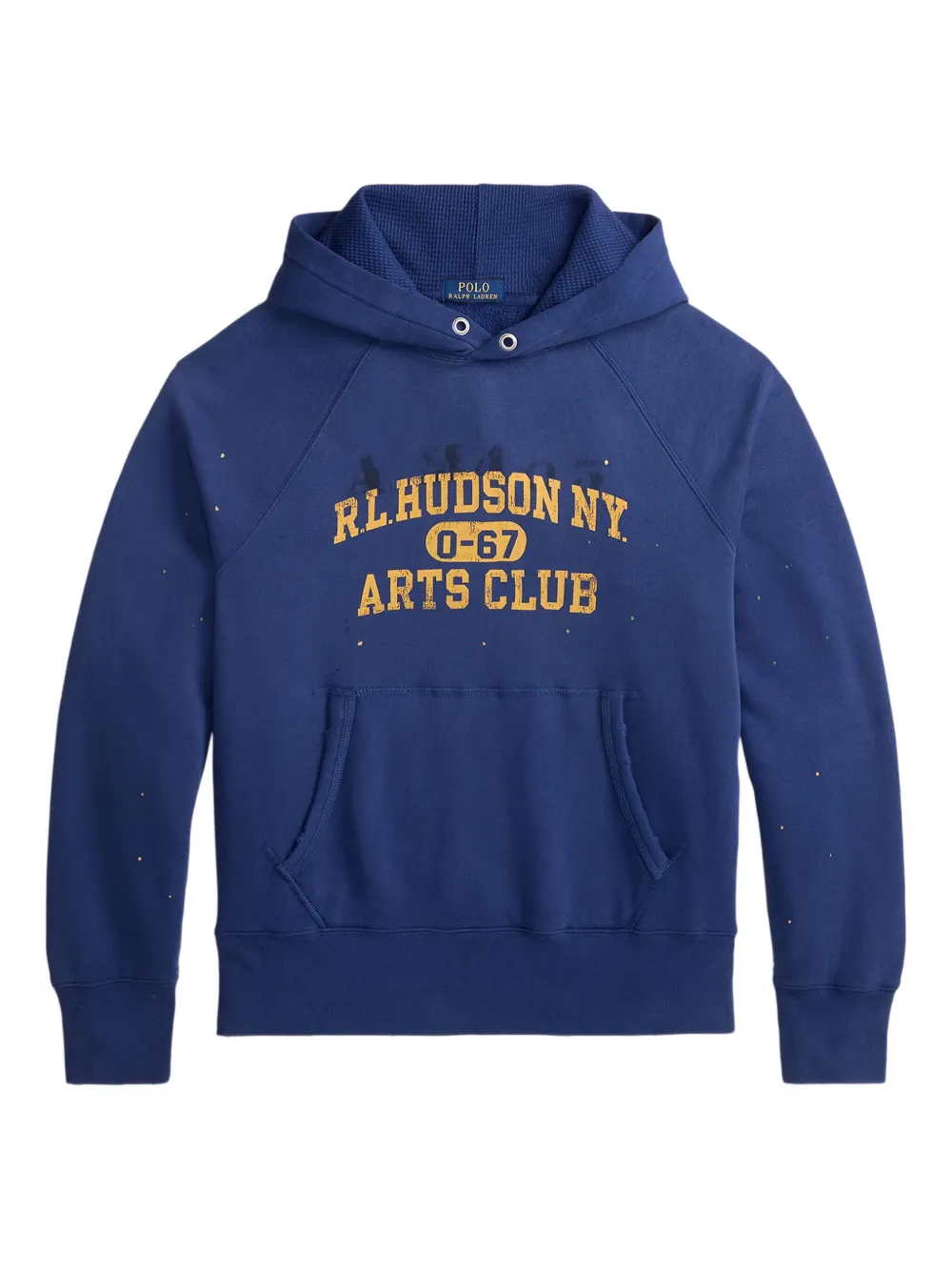 Polo Ralph Lauren graphic-print hoodie - ブルー
