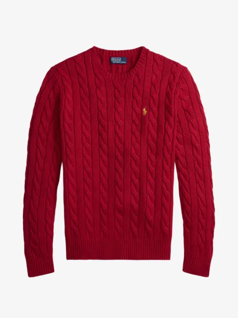 Polo Ralph Lauren cable-knit crew-neck sweater