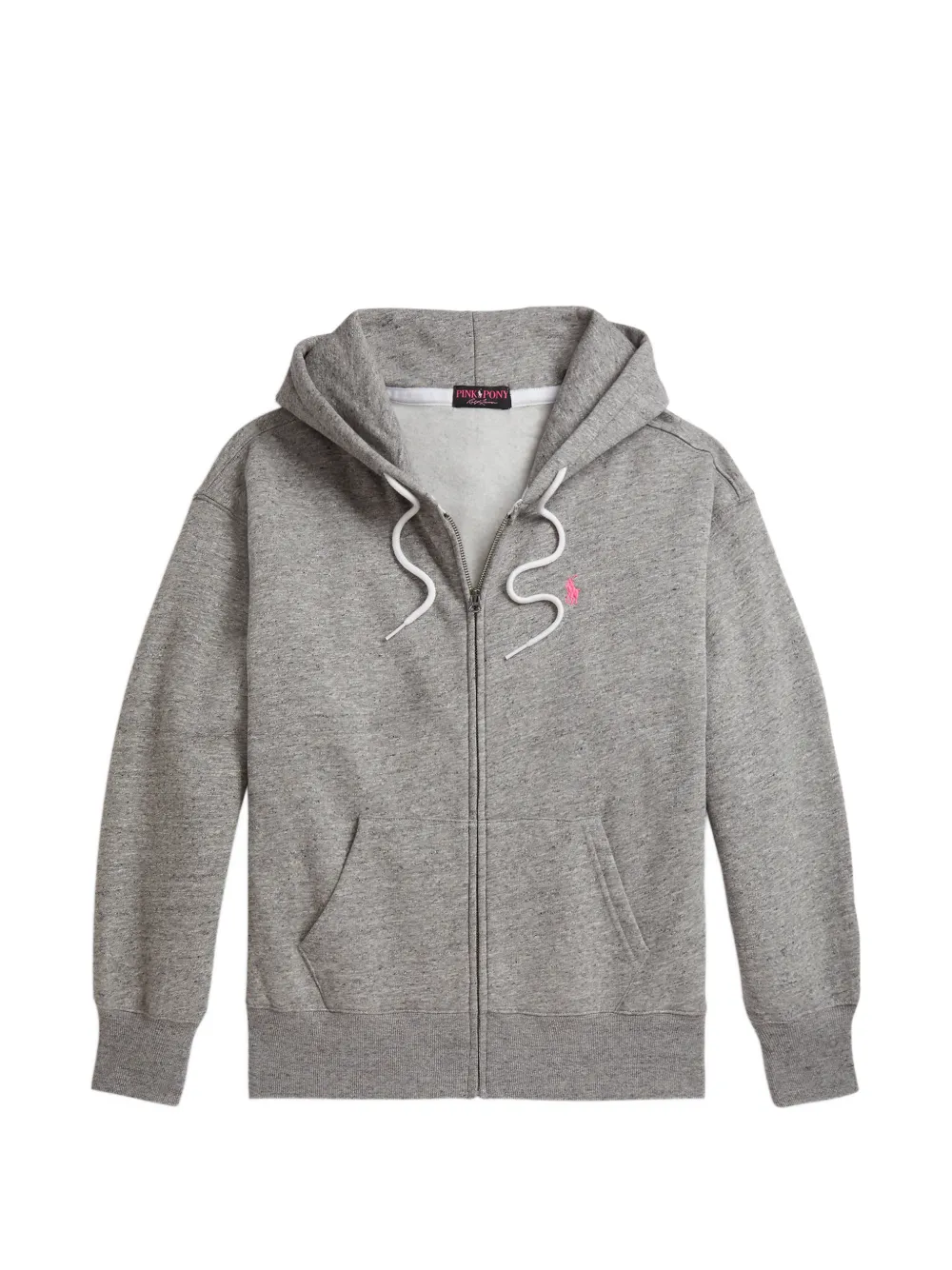 Polo Ralph Lauren Pink Pony zip-up hoodie - Grau