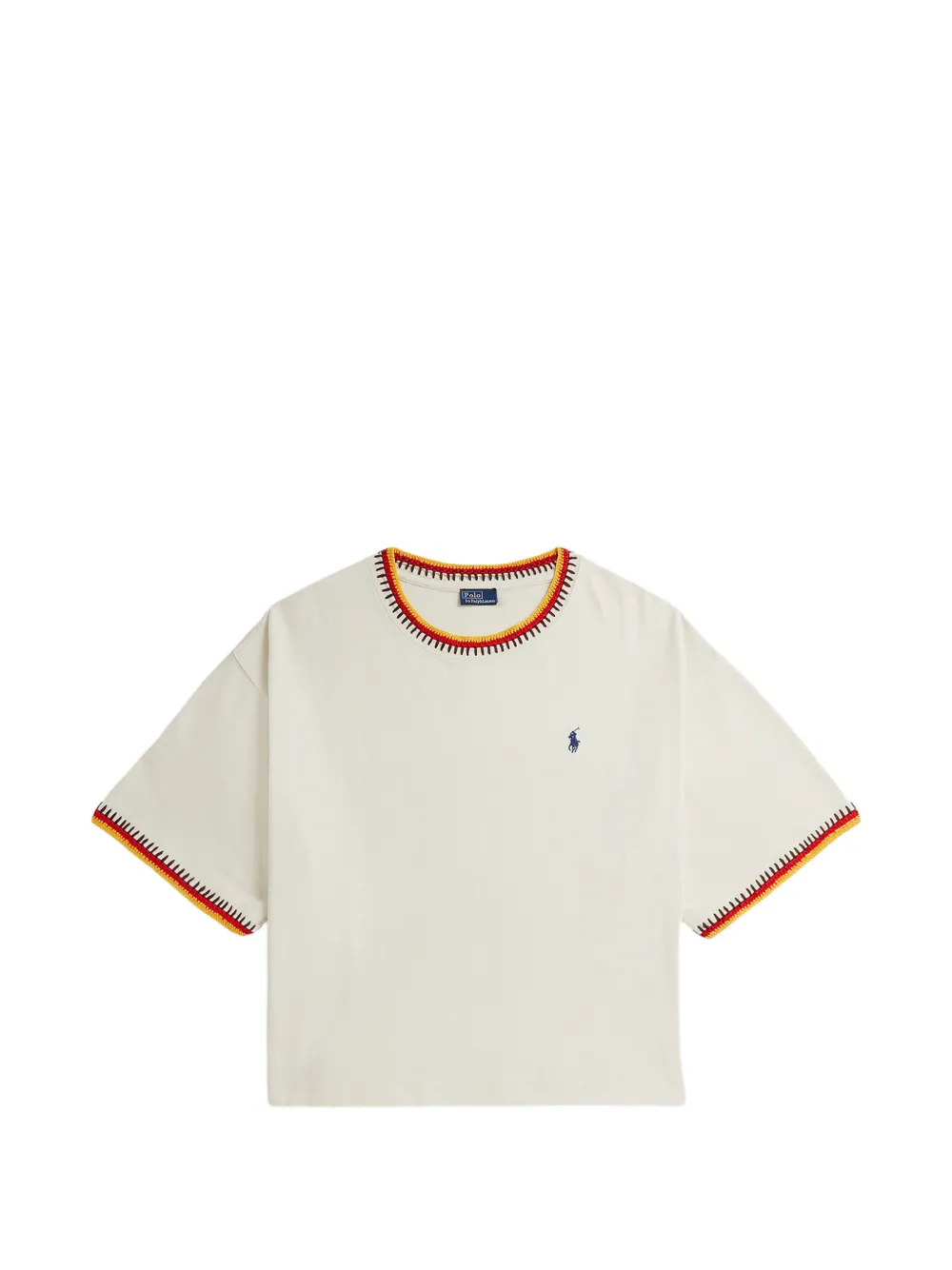 Polo Ralph Lauren embroidery cotton T-shirt - Toni neutri