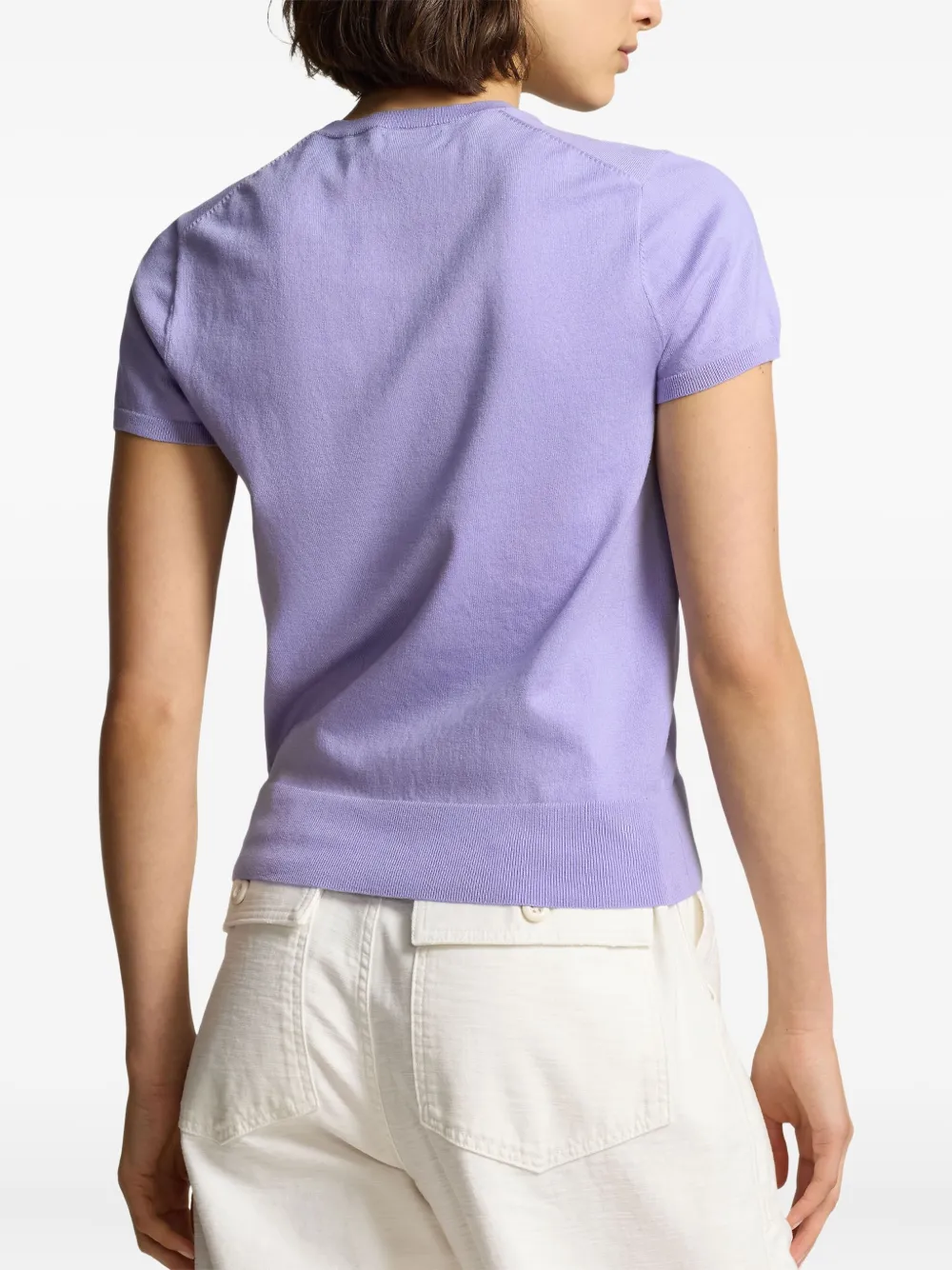 Polo Ralph Lauren T-shirt met logo Paars