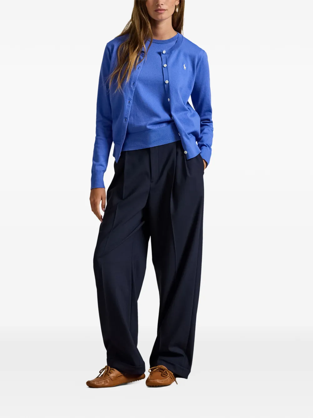 Polo Ralph Lauren Short-sleeve Knit Top in Blue, view 2