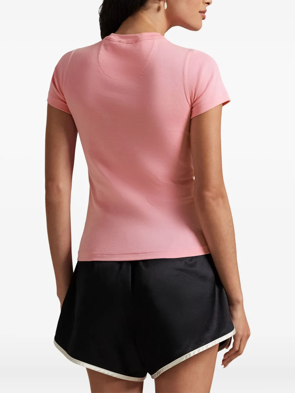 Polo Ralph Lauren Pink Pony Graphic Crew-neck T-shirt In Multi