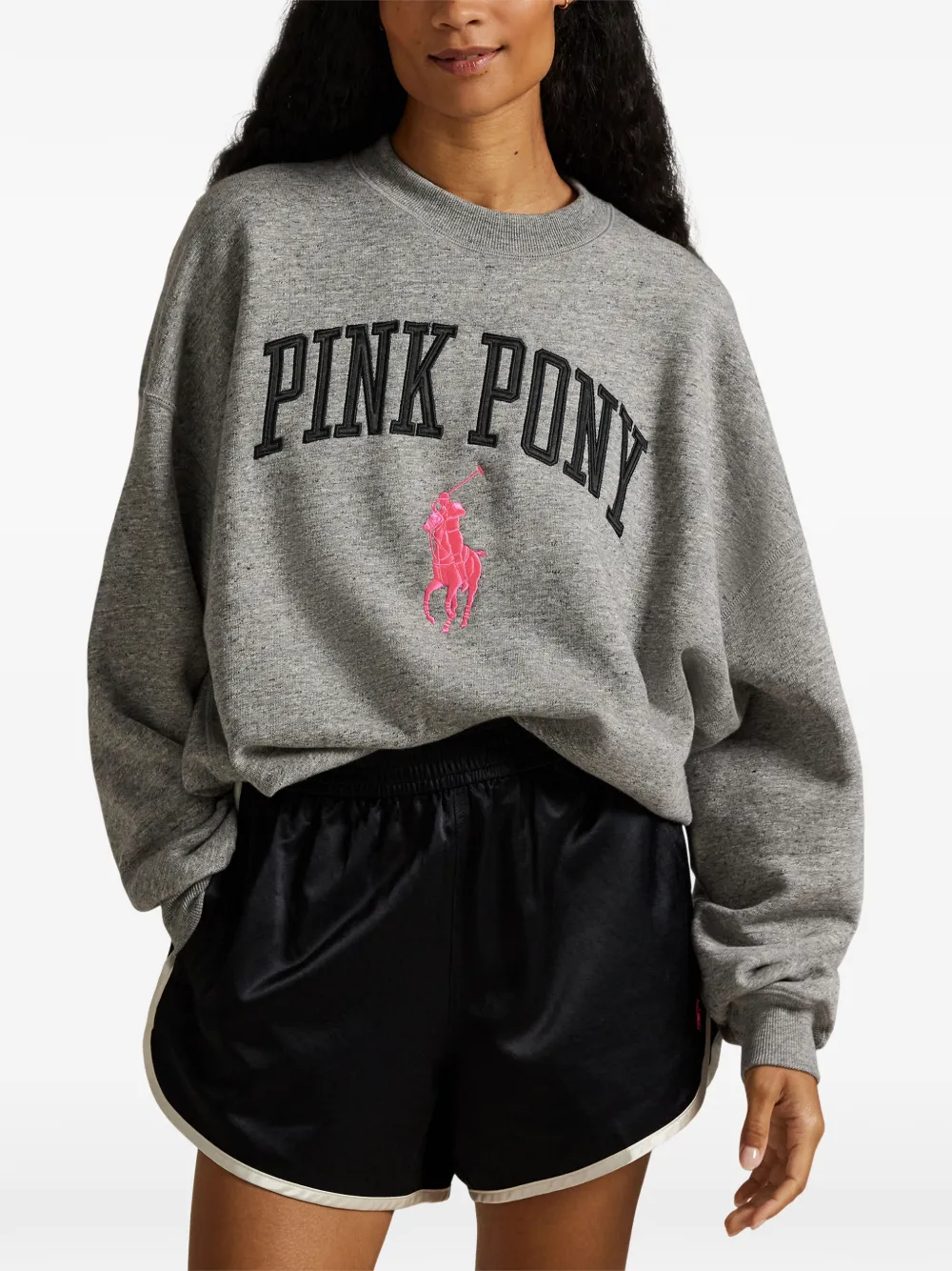 Polo Ralph Lauren Pink Pony sweatshirt Grijs