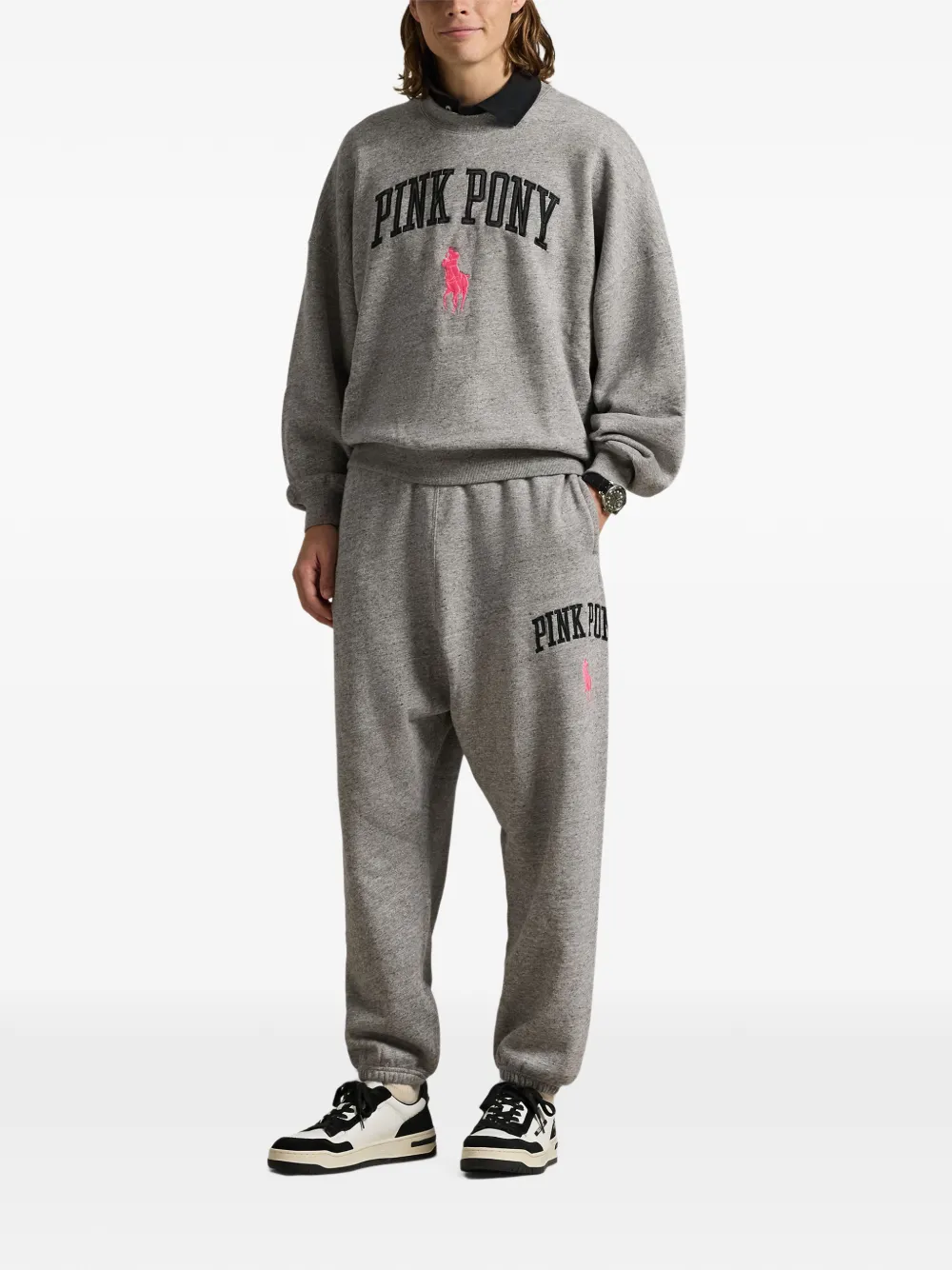 Polo Ralph Lauren Pink Pony sweatshirt Grijs