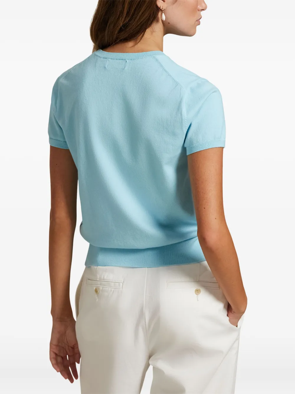 Polo Ralph Lauren Logo T-shirt In Blue