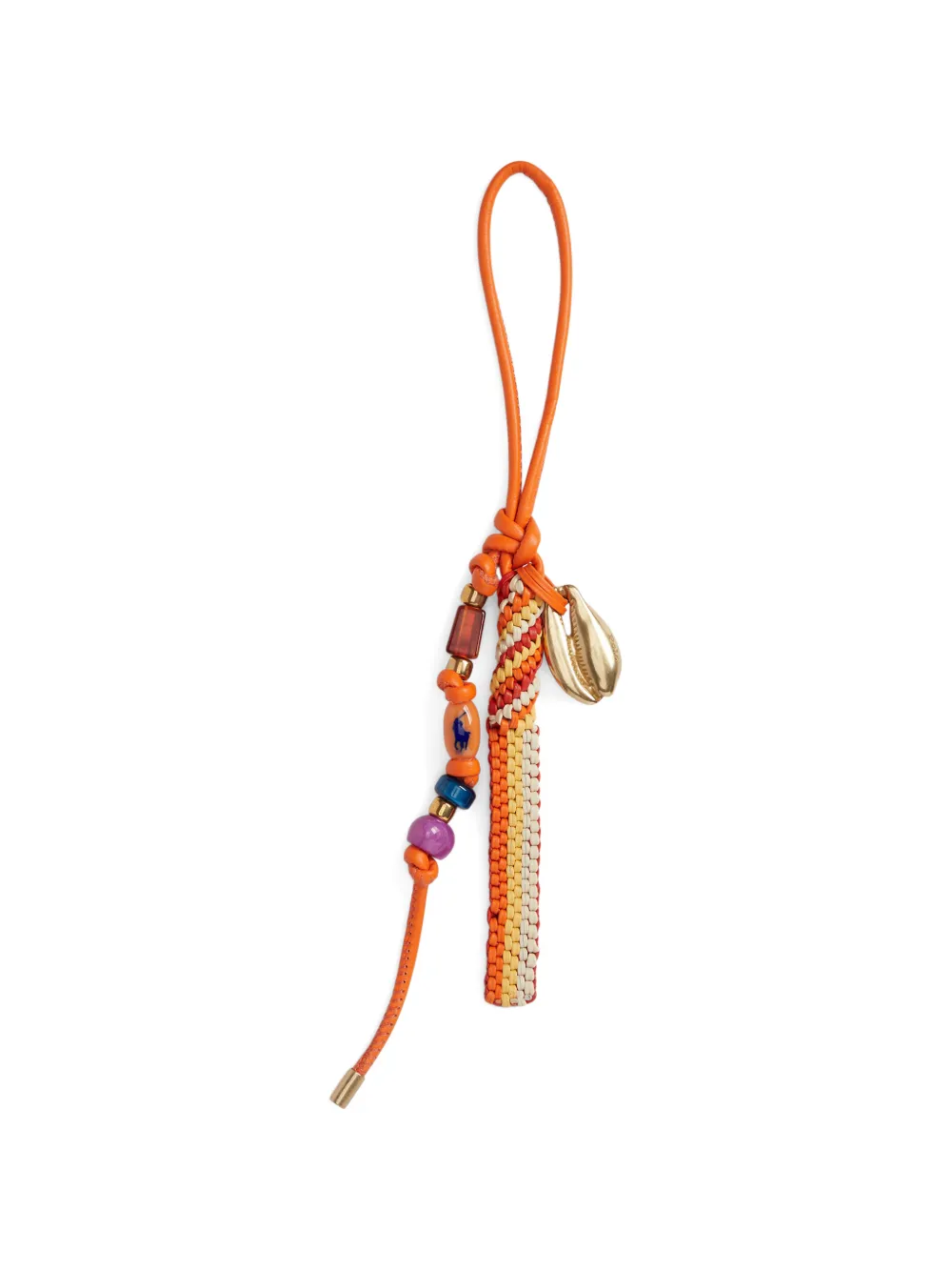 Polo Ralph Lauren bead-embellishment keyring - Orange