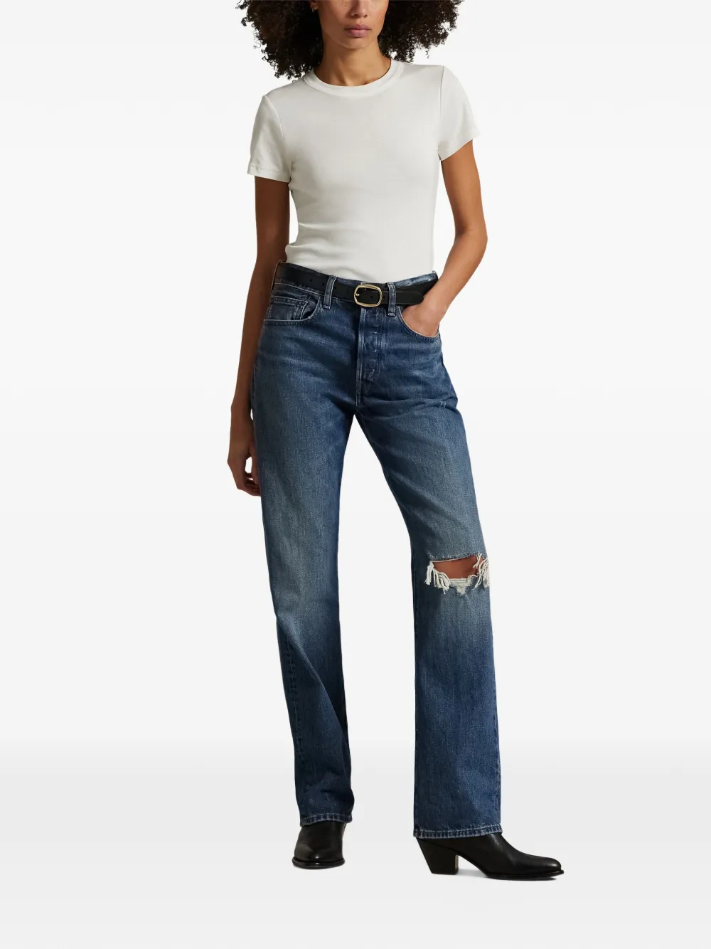  Polo Ralph Lauren Logo-patch Jeans - Blue 