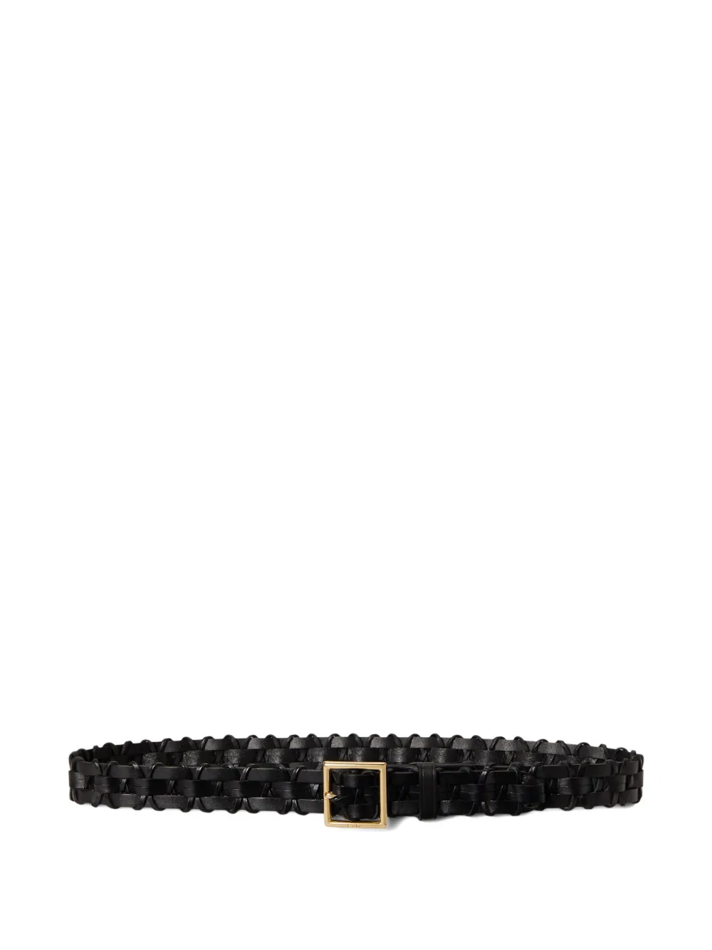 Polo Ralph Lauren braided-leather belt - Black