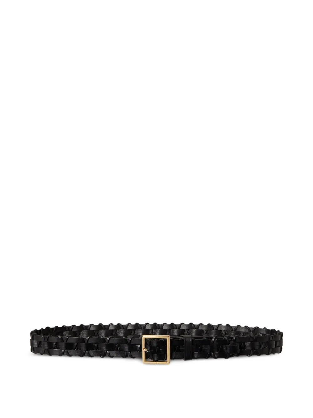 Polo Ralph Lauren braided-leather belt - Nero