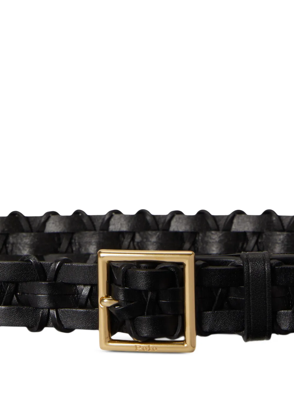 Polo Ralph Lauren Leren riem Zwart