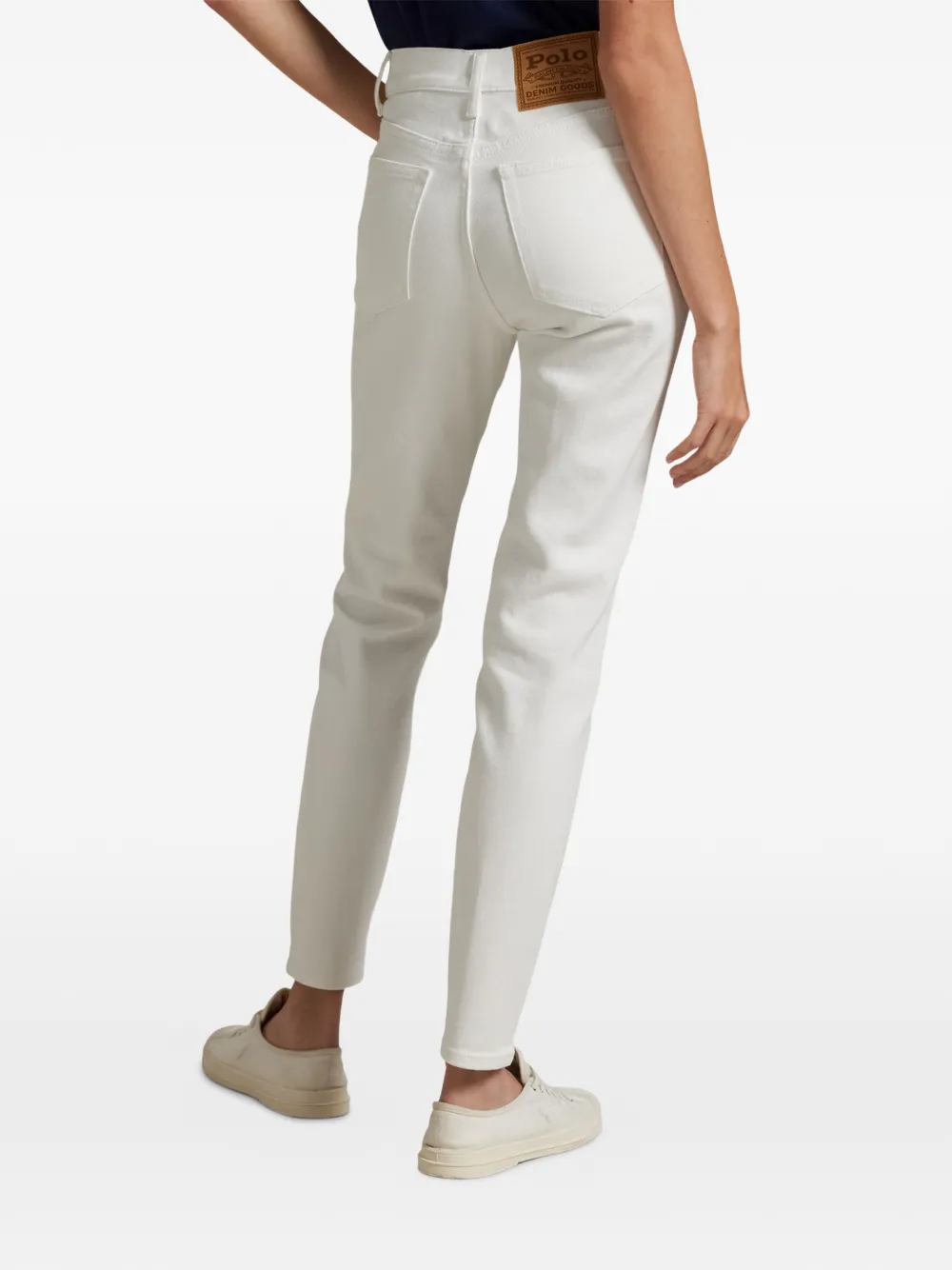 Polo Ralph Lauren Jeans met logopatch Wit
