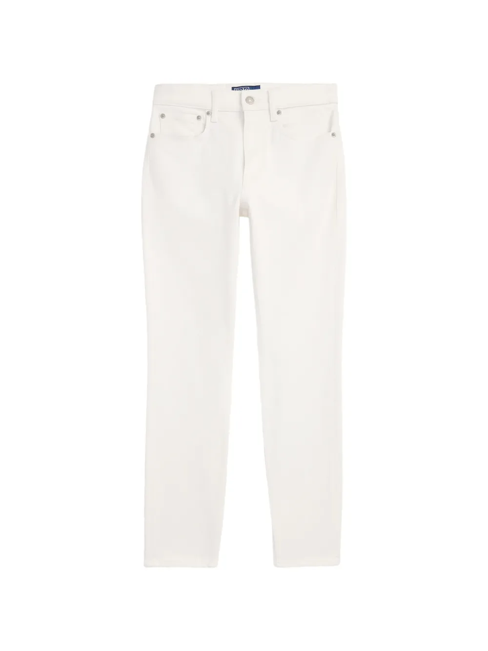 Polo Ralph Lauren logo-patch jeans - Bianco