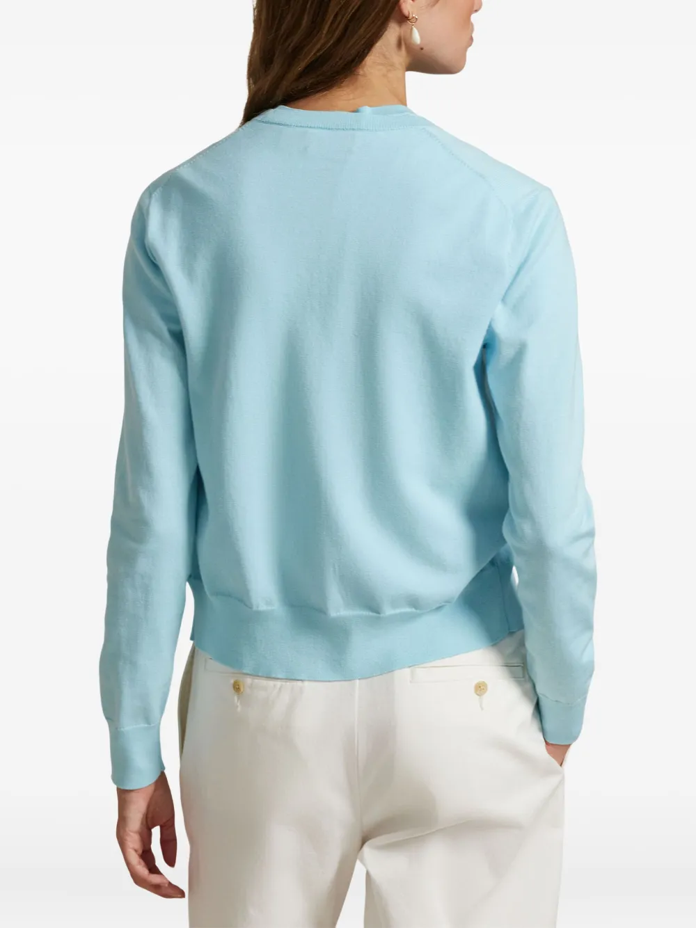 Polo Ralph Lauren Buttoned Cardigan In Blue