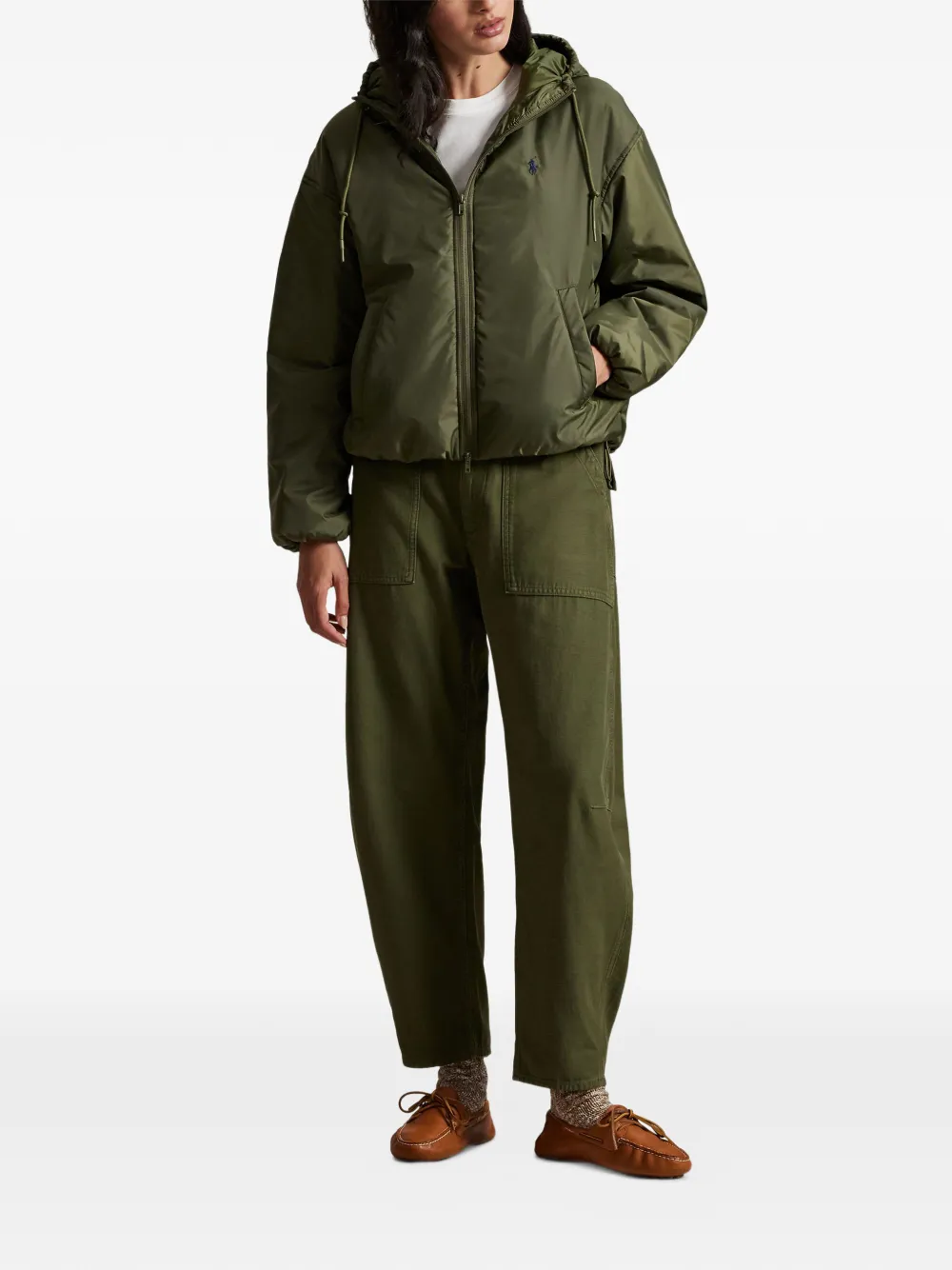 Polo Ralph Lauren Jack met capuchon Groen