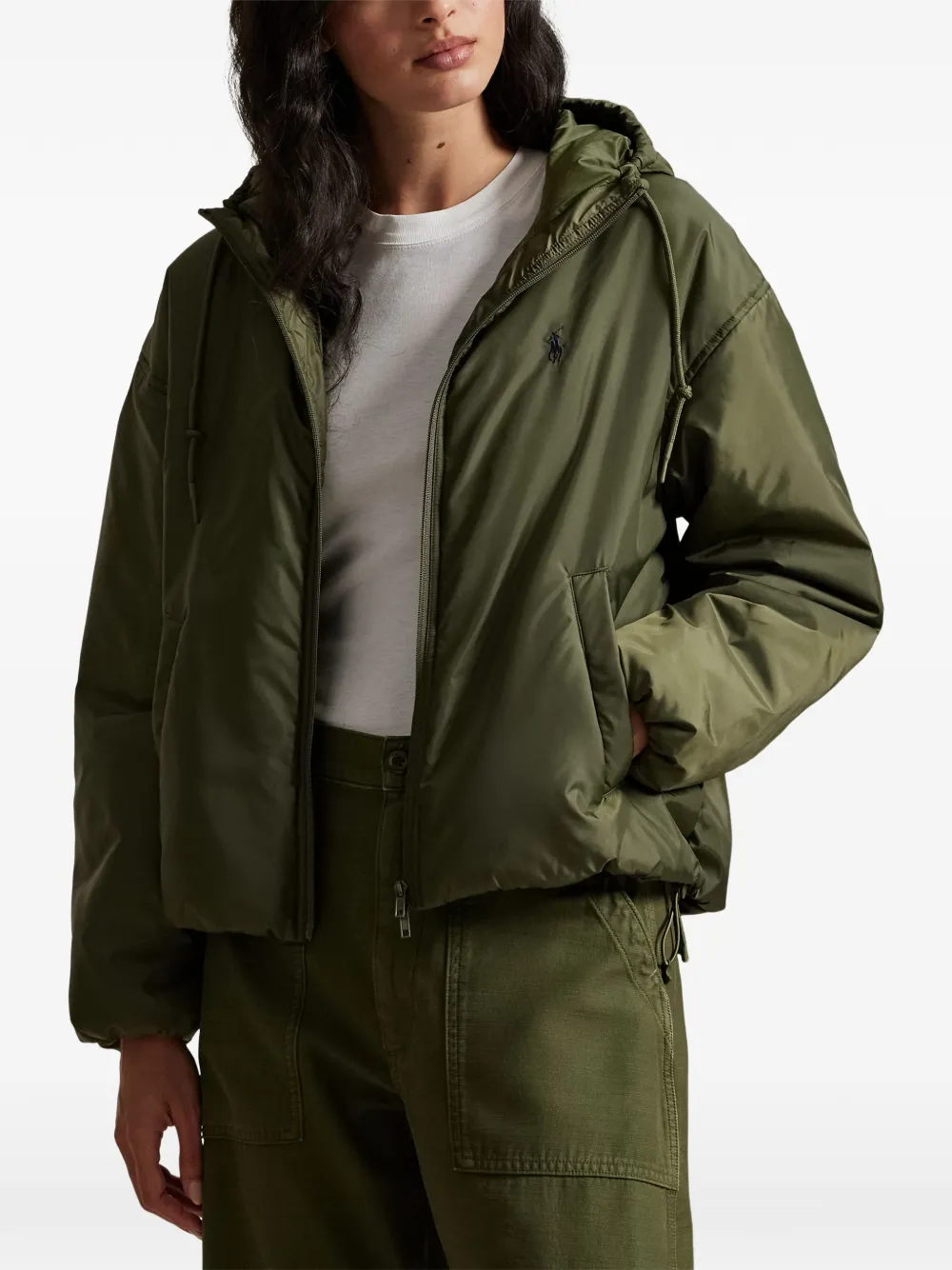 Polo Ralph Lauren Jack met capuchon Groen
