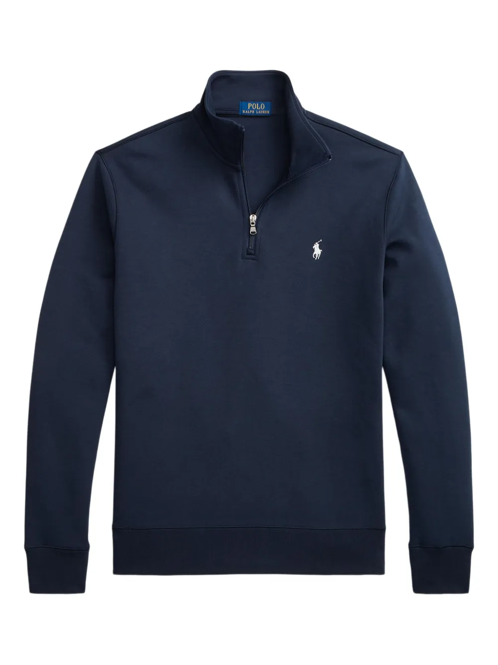 Polo Ralph Lauren Sweatshirt mit Reißverschluss und Stickerei - Blau