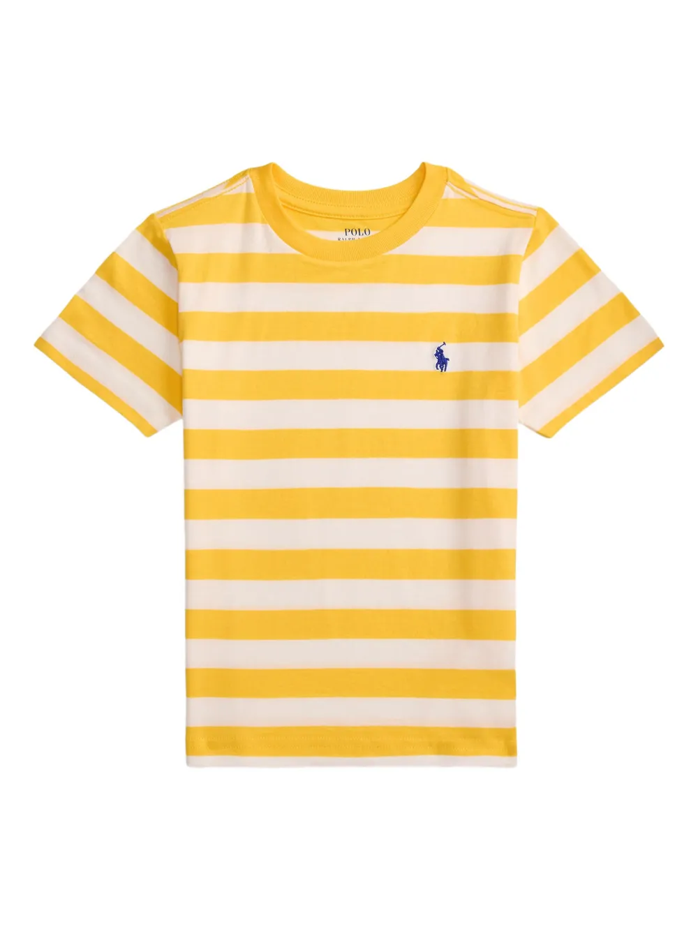 POLO RALPH LAUREN KIDS T-shirt con logo ricamato - Giallo