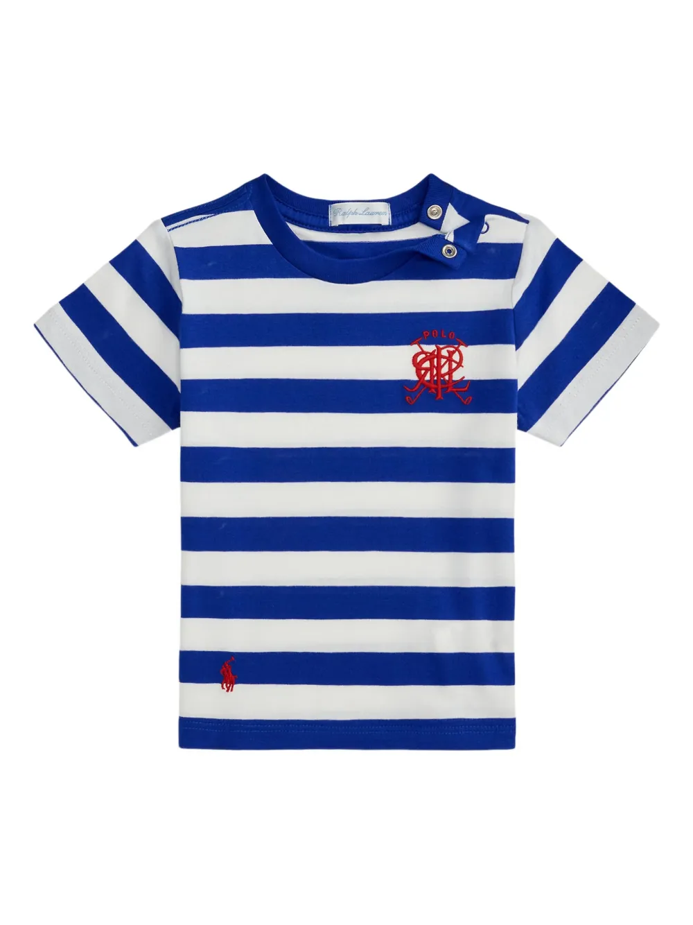 POLO RALPH LAUREN KIDS T-shirt a righe - Blu