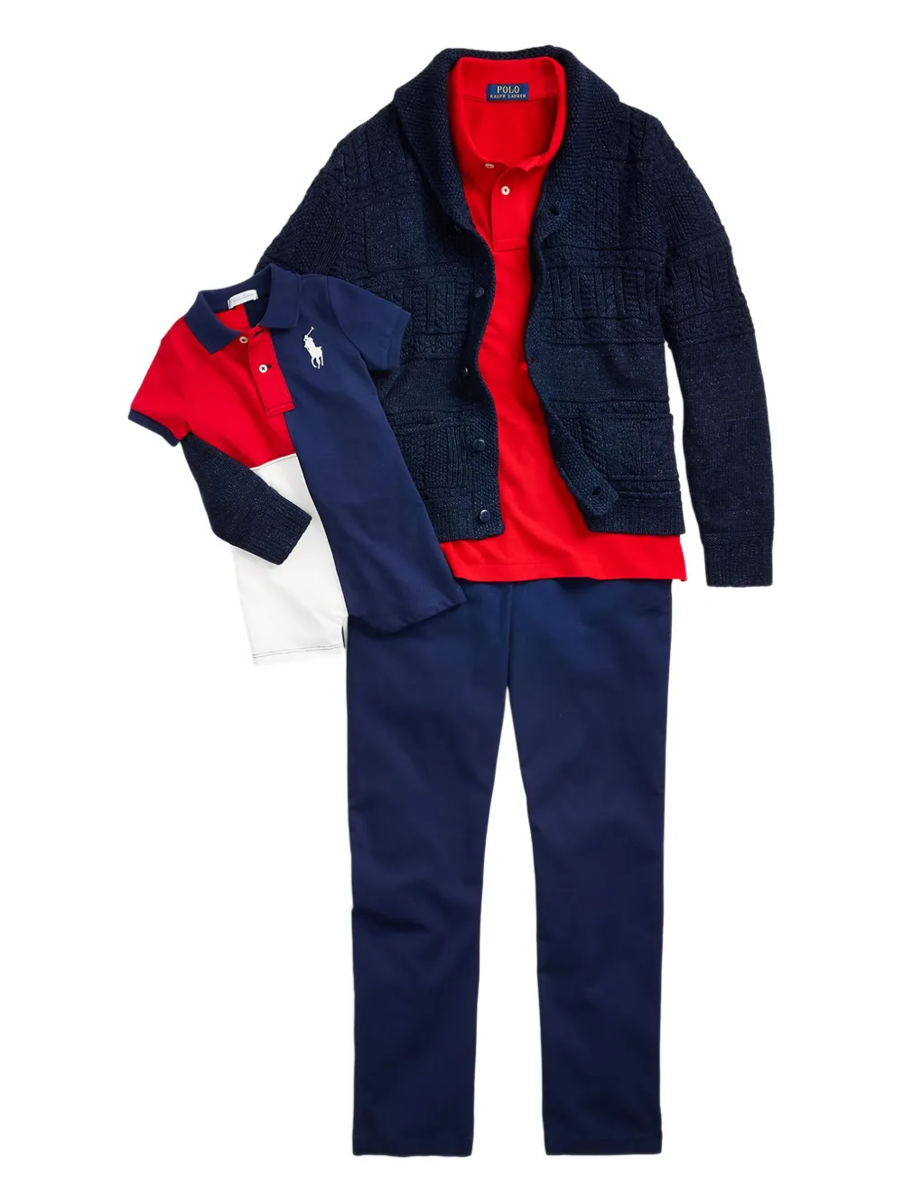 POLO RALPH LAUREN KIDS Poloshirt met borduurwerk Rood